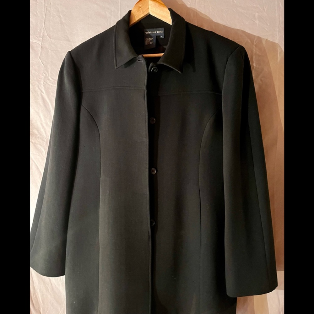 Tristan & Iseut Black Blazer Size XL